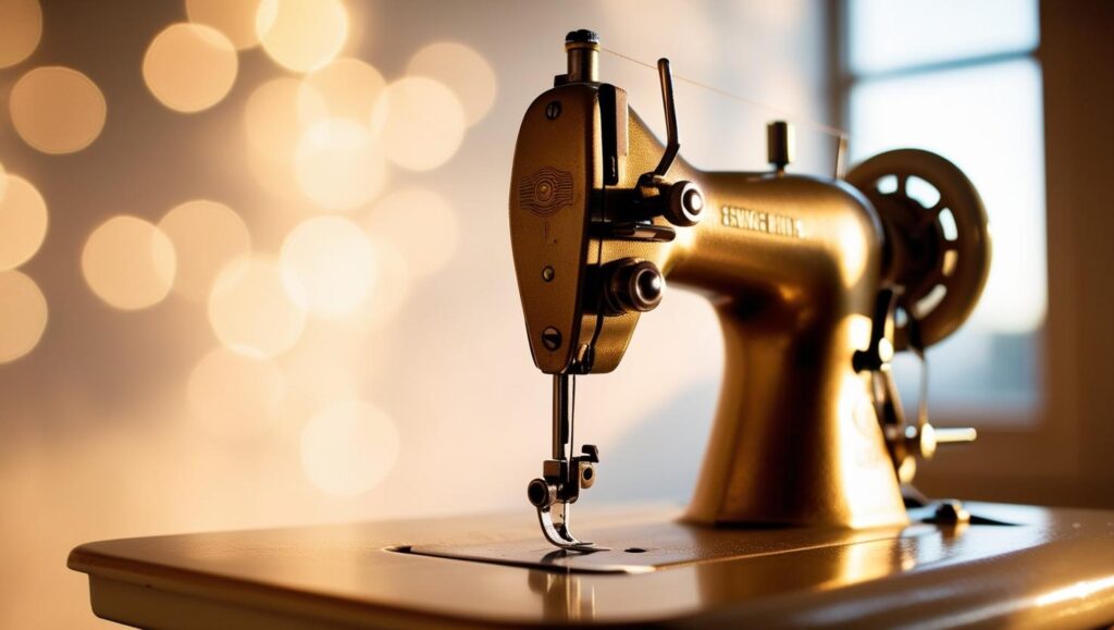 Nähmaschine am Fenster