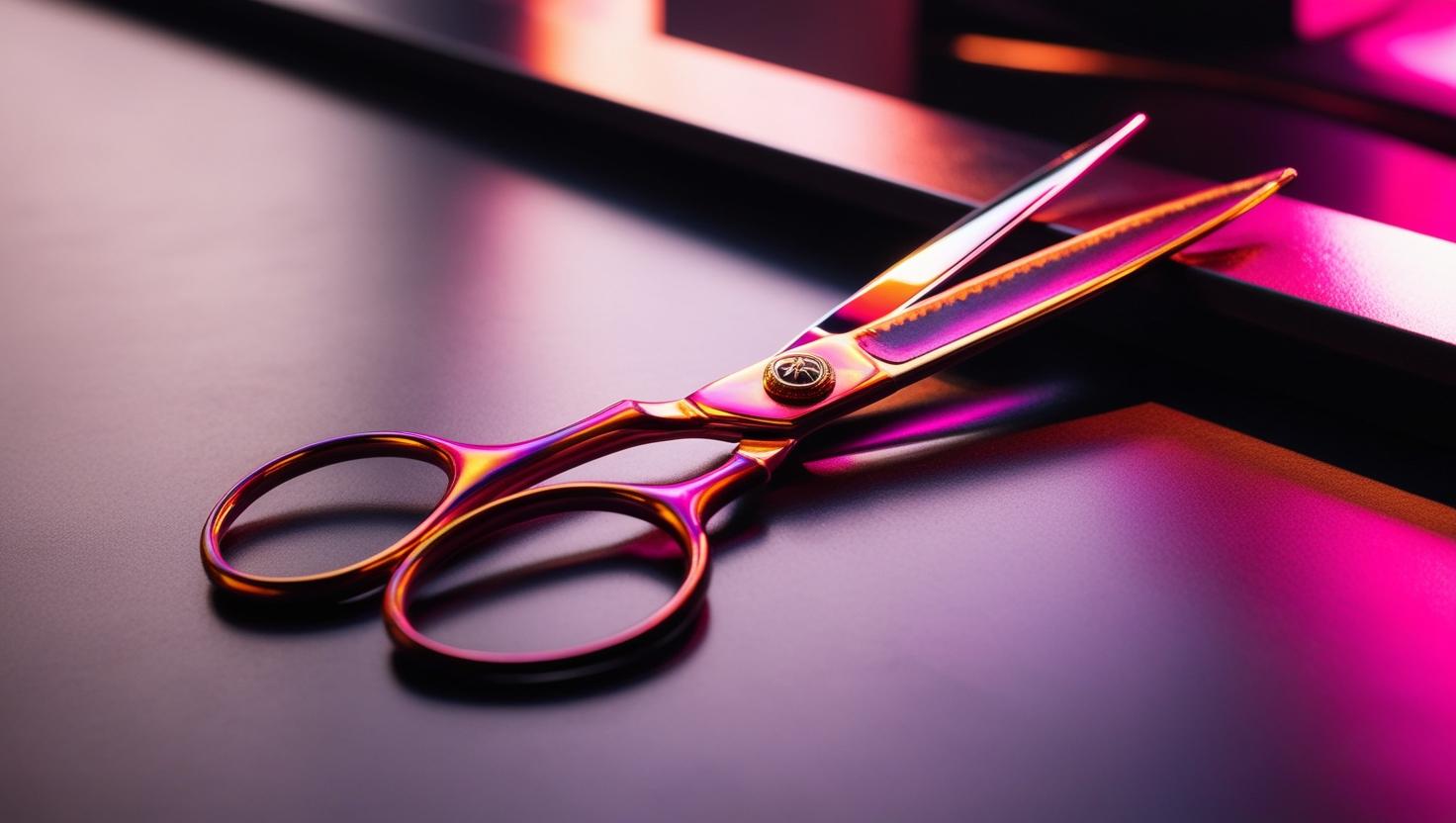 Schere für Leder und Stoffe